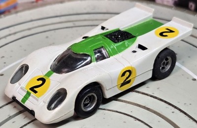 Faller Aurora 5605 ~~ Porsche 917 mit Fahrlicht ~ 70er Jahre Spielzeug #EBS1697