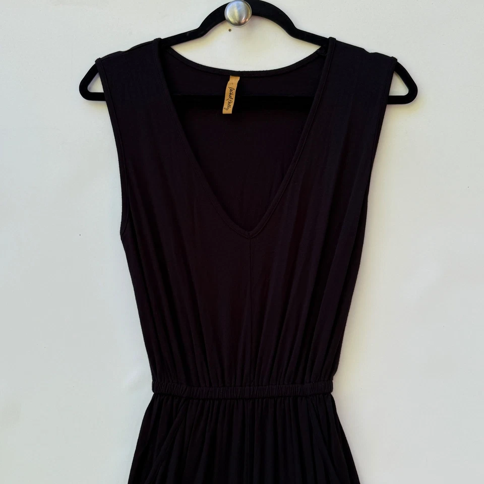 Mono Rachel Palley Mujer Pequeño Negro Pierna Ancha Bolsillo Informal Cómodo Viaje Foto 2 de 4