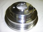 BIG BLOCK Chevy Aluminum 3 V Belt Groove Crankshaft Crank Pulley 396 454 BBC LWP