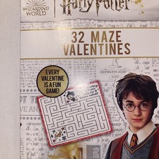 Harry Potter Valentines Day Classroom Cards 32 Mazes Gifts Magic