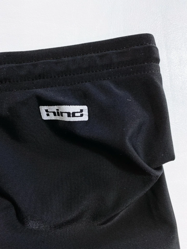 Задние женские укороченные леггинсы размер M черные эластичные на талии эластичные узкие с шнурком - Изображение 2 из 4