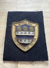 Vintage “RARE” Nicholson Per Castra AD Astra. Hard Patch. Nice Piece