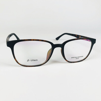 B-ULTEM Brille MATT TORTOISE ROUND Brillengestell MOD: SE504 C2