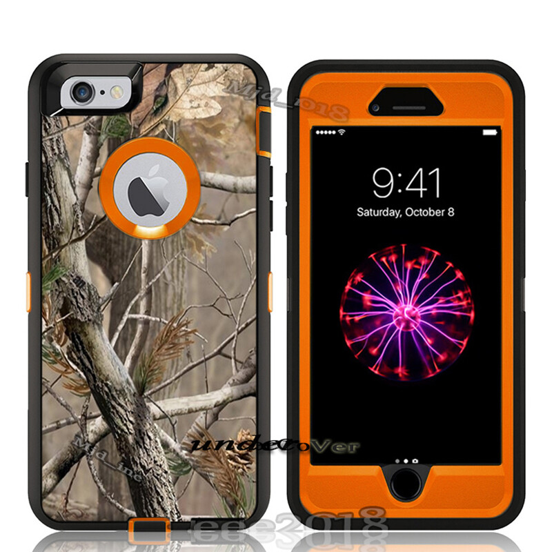 For iphone plus Defender Case (Belt Clip Fits Otterbox) Holster Camo