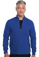 Med Couture Scrubs Men's Zip Front Jacket MC360 ROYL Royal Free Ship