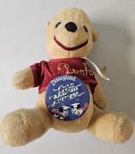 RARE-Vintage Winnie The Pooh 1978 Disneyland Grad Nite Plush Bear w/Button