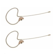 2 OSP Tan HS-09 EarSet Replacement Microphone with 2 Carry Pouch no Cables 