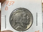 1937-D High Grade Buffalo Nickel, 1 Coin