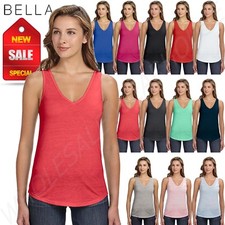 Bella  Canvas Ladies Flowy Junior Size S-2XL ...