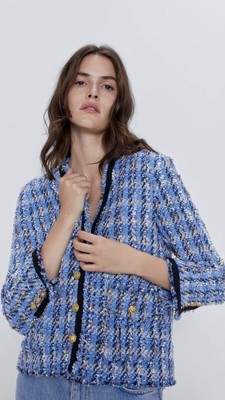 tweed zara jacket