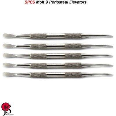 Implant Sinus Lift Gingival Tissue Periosteal Elevator Molt 9 Dental Surgical X5