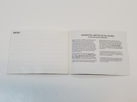 Gumshoe Original Authentic NES Nintendo Manual *