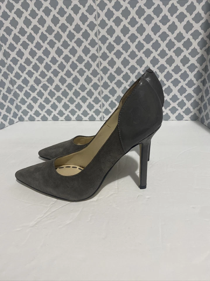 Zapatos de salón gris de tacón alto para mujer talla 4,5 de EE. UU. Foto 3 de 4