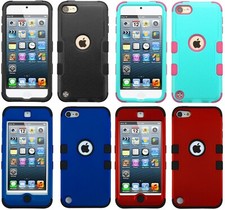 For iPod Touch 5th 6th  7th Gen - Hard Hybrid Shockproof Armor Shell Case Cover