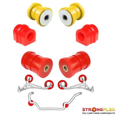 STRONGFLEX Kit Busches Polyurethan Vorne Mercedes C W203 00-07 4MATIC