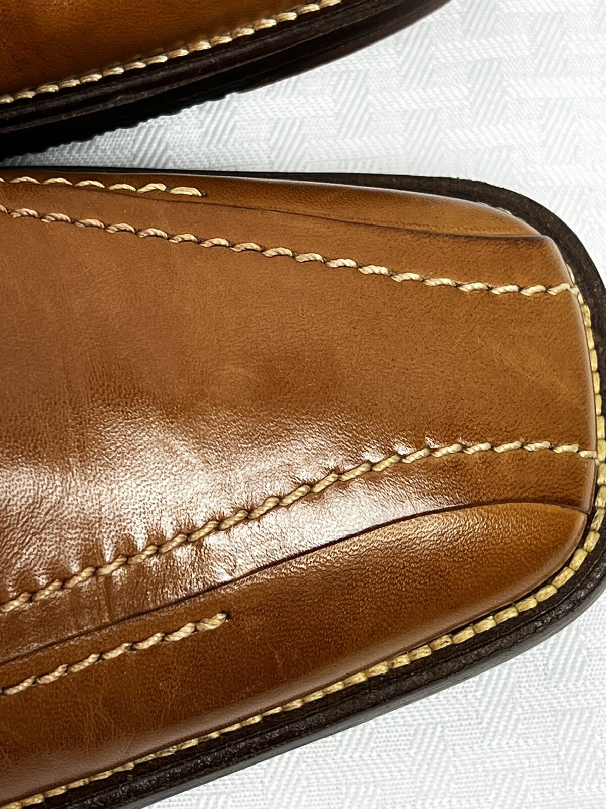 Mauro Bassini Mens Handmade in Brazil brown dress shoes 4001749 Sz9 New Amazing! image 10