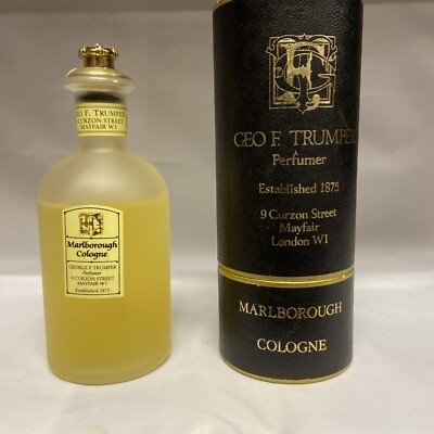 GEO F. TRUMPER Perfumer for Men Marlborough Cologne Splash 3 1/2oz NOTE Evaporat