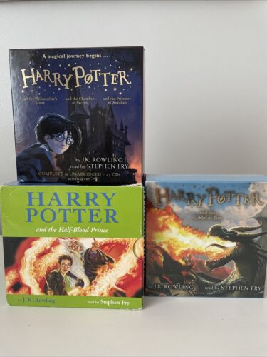 Harry Potter Audio Books - Stephen Fry - J.K. Rowling - CD form