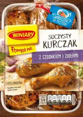 10x Winiary Idee Saftiges Hänchen mit Knoblauch und Kräutern 23,7g