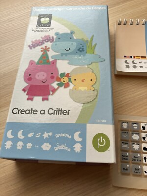 CRICUT Shapes Cartridge Create A Critter - Complete Set w/ Box | eBay