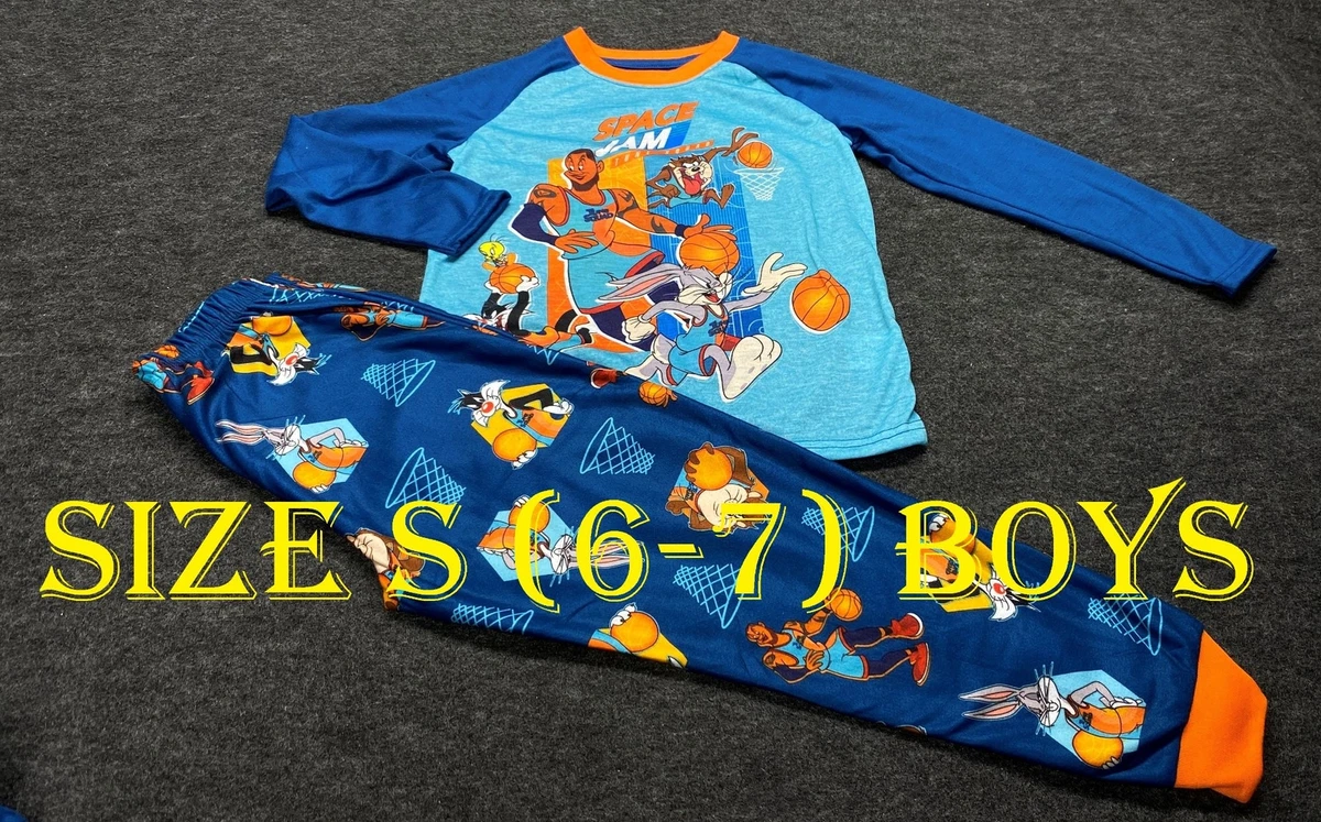 Space Jam Pajama Set Boys S 6 7