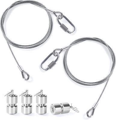 2Pcs Lift Cable Compatible with Gorilla Lift Trailer Gate Assist with EZ Spring