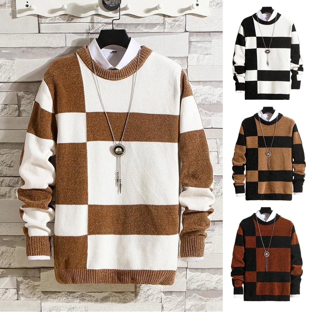 Knitted Sweaters Warm Long Pullover Winter Crew Sleeve Neck Sweatshirt New
Opens in a new window or 