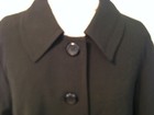 PRESWICK & MOORE Jacket Black Spandex Blend Long Sleeve Large Button Size 12 — photo 4