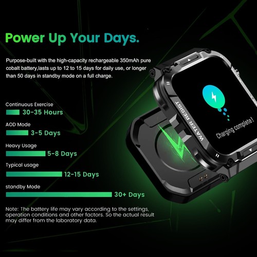 Multifunctional Sports Smart Watch - Blood Oxygen, Heart Rate, and Waterproof - Picture 10 of 11