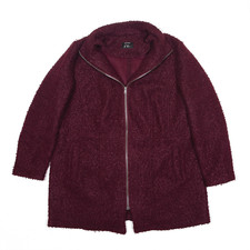 Esmara Womens Teddy Fleece Jacket Red Xl