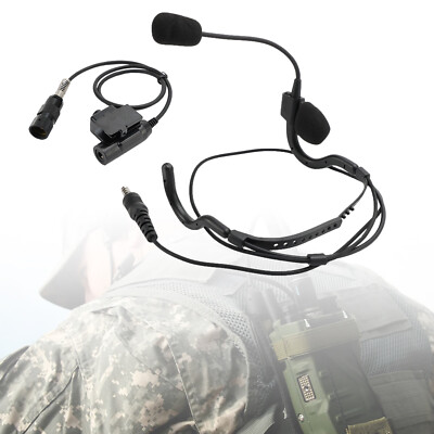 7.1-C8 Rear Mount Big Plug Headset für AN/PRC-152 AN/PRC-148 U329 Radio