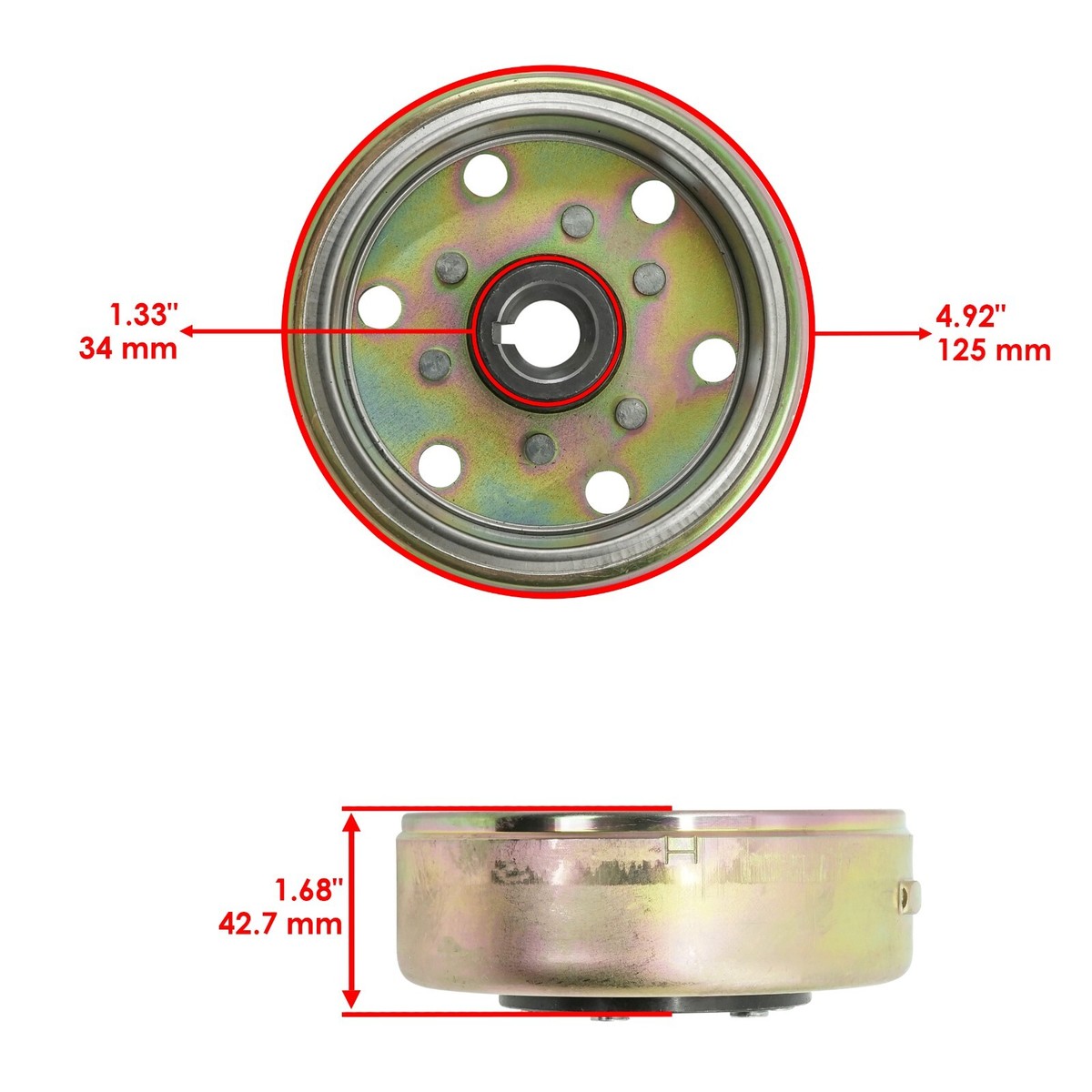 Replacement Part Stator Regulator Rectifier & Flywheel for
