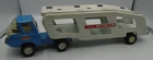 VINTAGE TONKA MOTOR MOVER CAR TRANSPORTER TRUCK - BLUE & WHITE - 1970's - RETRO