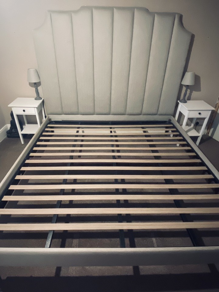 Bigger than super king bed frame used eBay