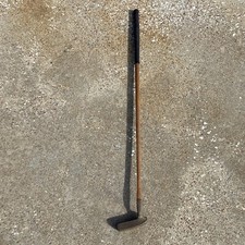 RARE RH Otey Crisman 15HW Super Deluxe Putter Hickory Shaft Leather Grip