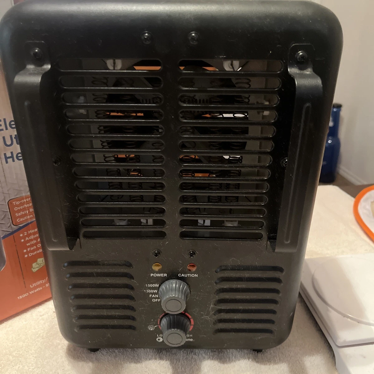 Powergear electric utility heater Model CZ794BKFDS | eBay