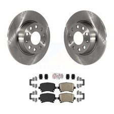 Rear Disc Brake Rotors And Ceramic Pads Kit For Volkswagen GTI K8A-100927