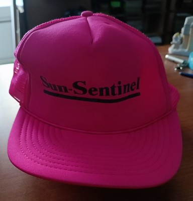 Baseball Cap Vintage Otto Cap for Newspaper Sun Sentinel, Florida 90er Jahre -Gebraucht