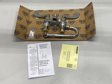 T S Brass B-0892 Medical Faucet 4" Centerset Wrist Action Handles Gooseneck