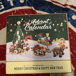 Advent Calendar The Mini Blocks Christmas Building Set 604 PCS Christmas 2024
