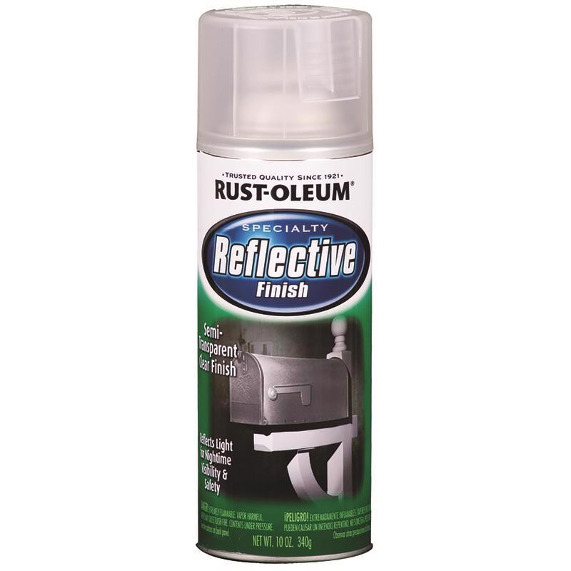 Rust-Oleum 214944 Reflective Finish Spray Paint 10oz – Clear Semi