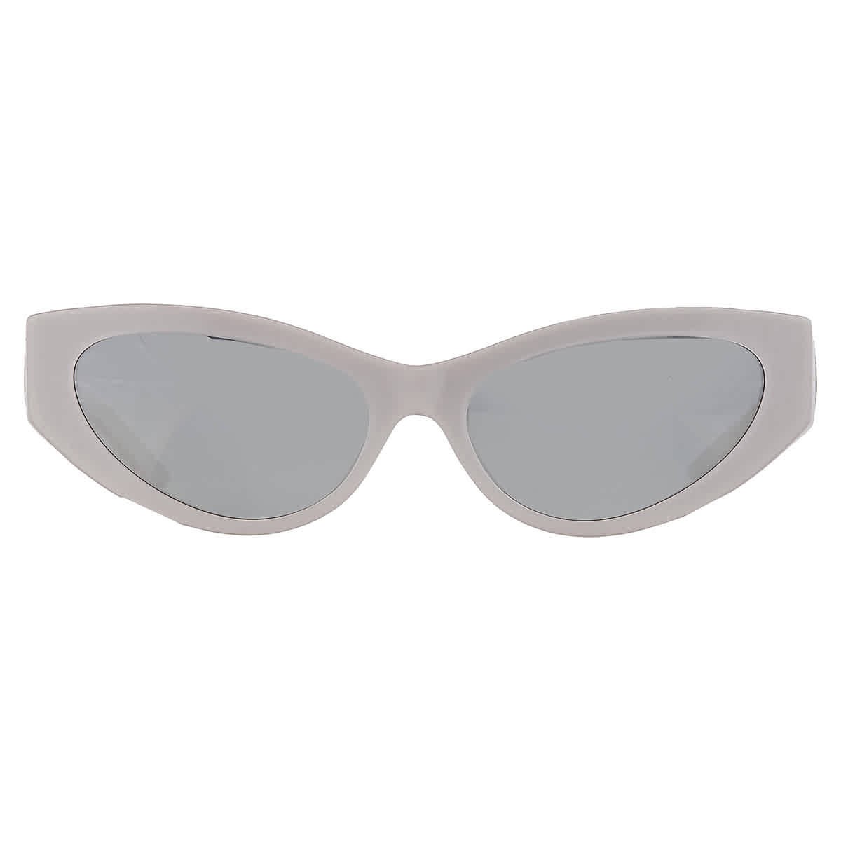 Versace Blue Mirror Silver Cat Eye Ladies Sunglasses VE4470B 54741U 56 thumbnail 2
