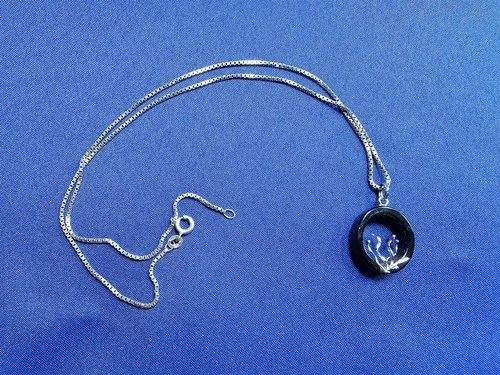 GRANDMA GRABE'S BEAUTIFUL VINTAGE 925 STERLING SILVER FLOWER RING 5G NECKLACE