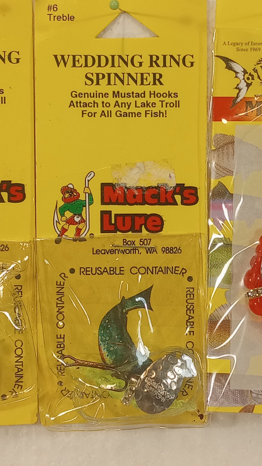 8 Mack's Lure Wedding Ring Spinners 1 Double Whammy 1 unbranded