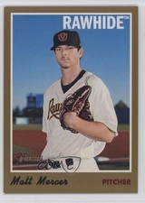 2019 Topps Heritage Minor League Edition Gold 2/15 Matt Mercer #106 1k3x