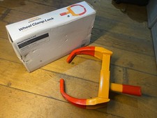 Halfords Heavy Duty Wheel Clamp – Adjustable Car/Trailer Security – With Keys