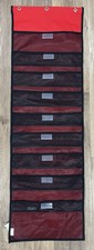 Red And Black 9-Pocket Hanging File Pocket Chart Teacher Classroom