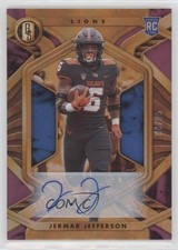 2021 Panini Gold Standard Rookies Rose 4/25 Jermar Jefferson #181 Auto 9r9