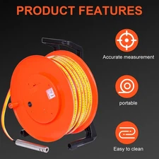 30m/100m Deep Well Stainless Steel Ruler Settlement Mechanical Water Level Meter