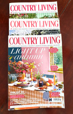 Country Living Magazine Homes Crafts Garden Food. Job Lot of 3 2023, 2024, 2025